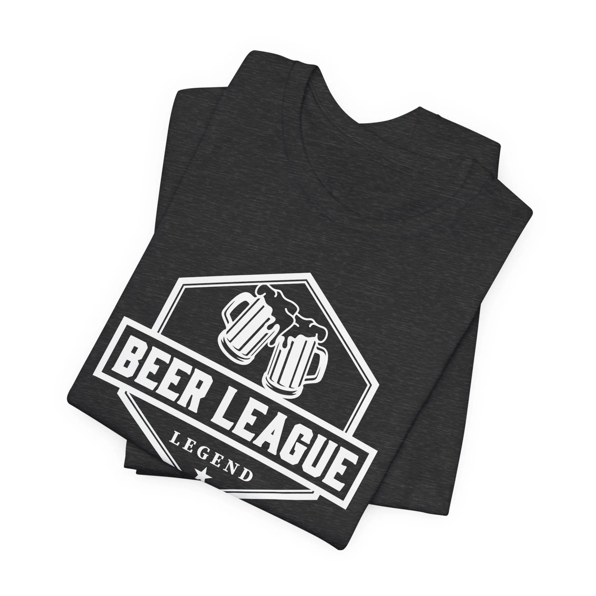 Funny Hockey T-Shirt - Beer League Legend Unisex Hockey Shirt - Image 5
