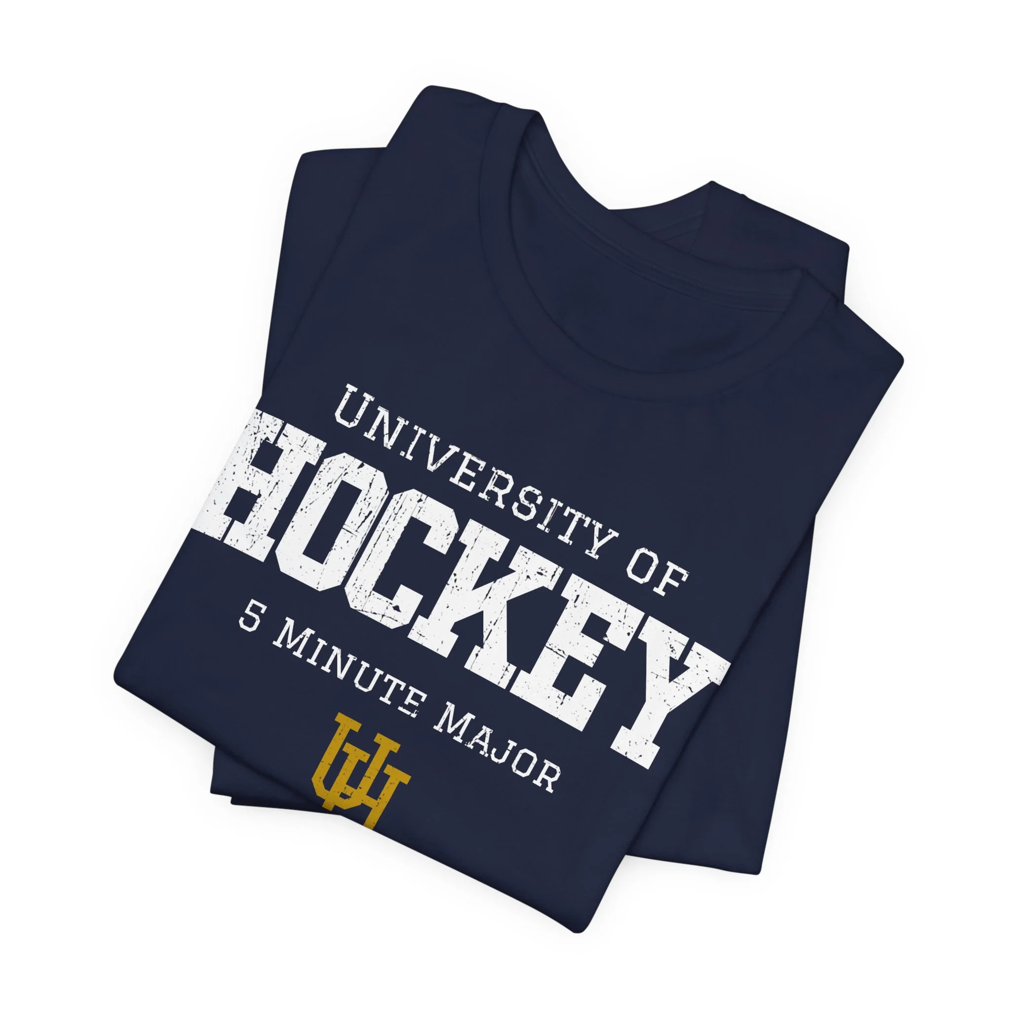 Funny Hockey T-Shirt - University Of Hockey 5 Minute Major Unisex Hockey Shirt - Image 16
