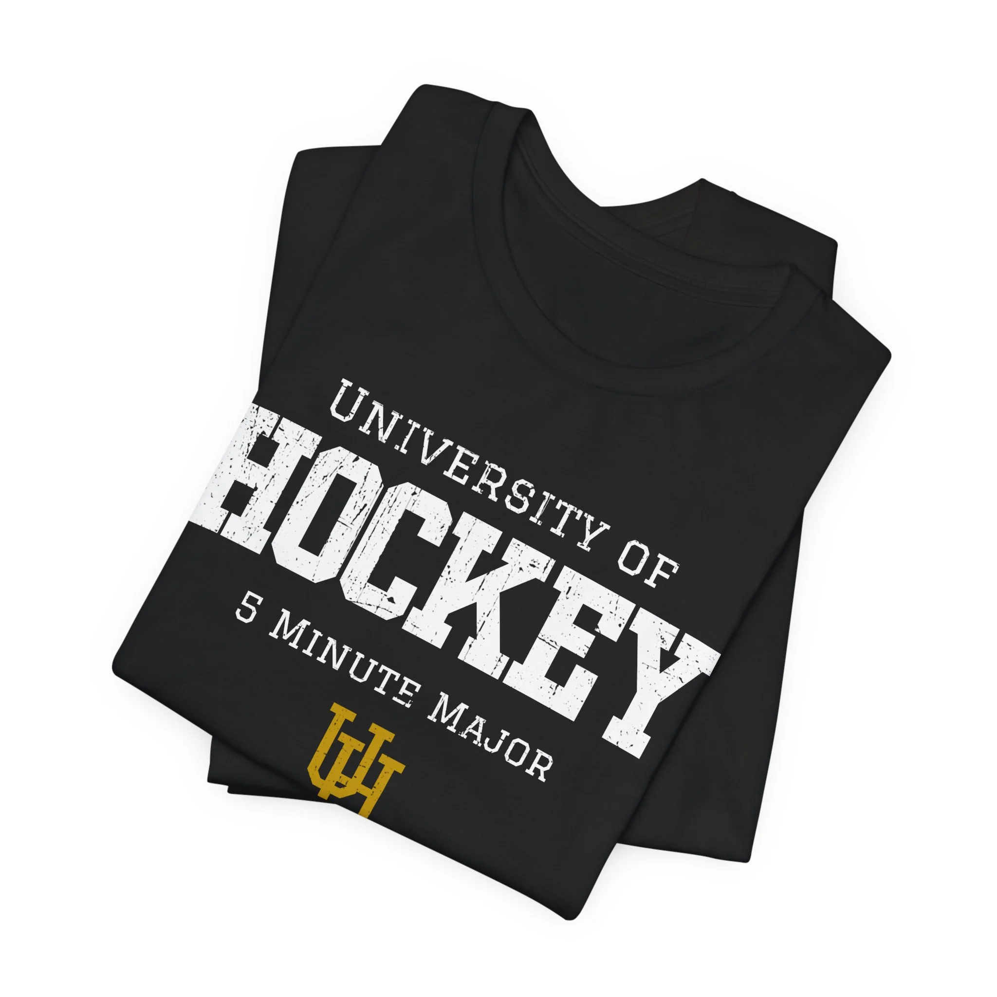 Funny Hockey T-Shirt - University Of Hockey 5 Minute Major Unisex Hockey Shirt - Image 17